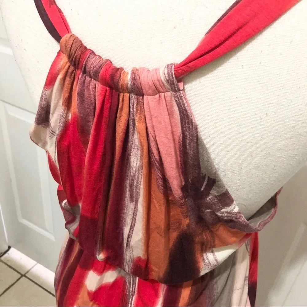 Weston Wear Red Abstract Sleeveless Dress - Picture 5 of 8